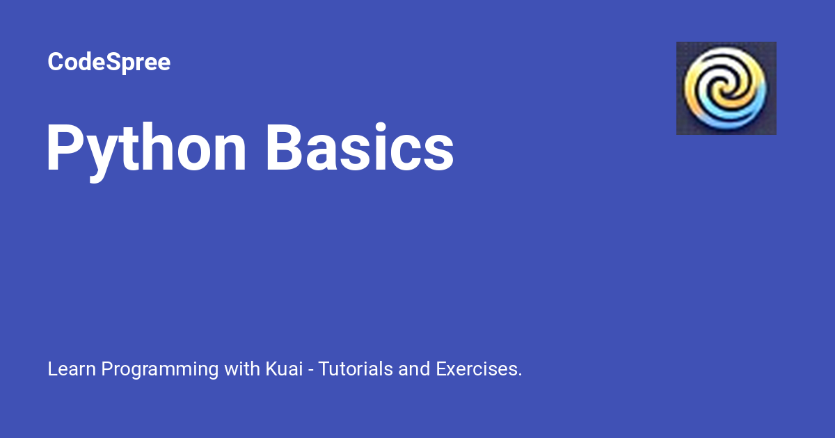 Python Basics Codespree